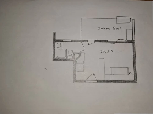 Studio Le Lavandou, 1 pièce, 2 personnes - photo_1011602548549