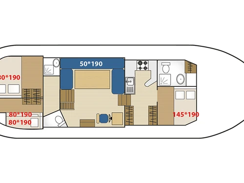 Boot Chenillé-Changé, 3 Schlafzimmer, 7 Personen - photo_1011610746058