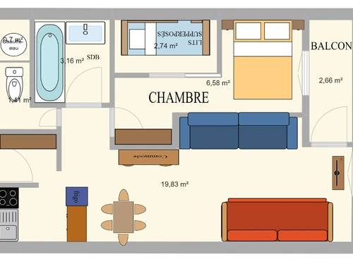 Apartment Lanslebourg-Mont-Cenis, 1 bedroom, 6 persons - photo_14301858657
