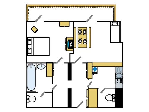 Apartment Val-d'Isère, 1 bedroom, 3 persons - photo_1011617655385