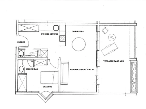 Appartement Le Lavandou, 2 pièces, 4 personnes - photo_1011719508363
