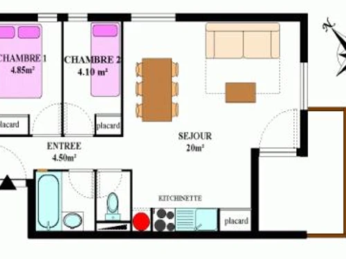 Appartement Aussois, 3 pièces, 6 personnes - photo_1011770624044