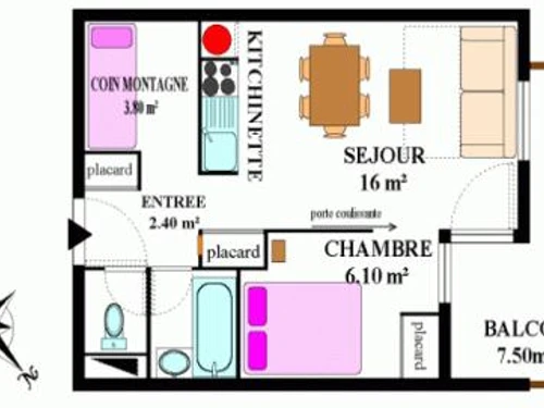 Appartement Aussois, 2 pièces, 5 personnes - photo_1011770625525