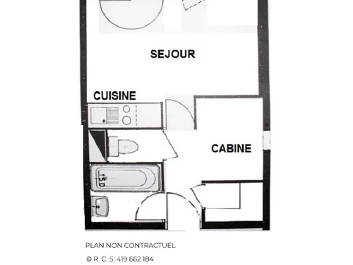 Studio Les Menuires, studio flat, 4 persons - photo_13648567712