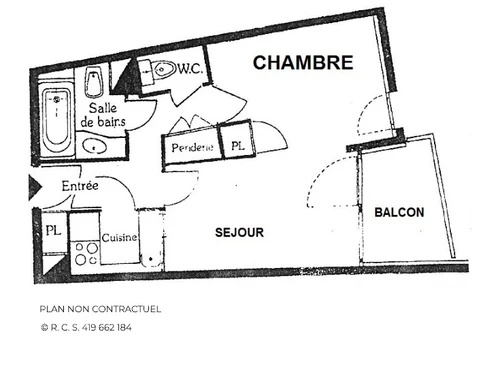 Studio Les Menuires, studio flat, 4 persons - photo_13681410045