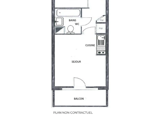 Studio Les Menuires, 1 pièce, 4 personnes - photo_13783600631