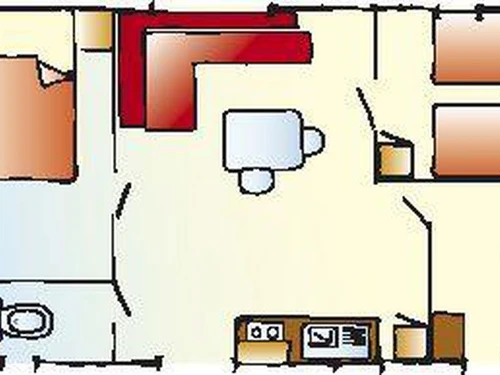 Camping Limeuil, 2 bedrooms, 5 persons - photo_1011815160577