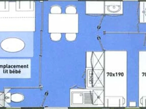 Cámping Notre-Dame-de-Monts, 1 dormitorio, 3 personas - photo_1011815217497