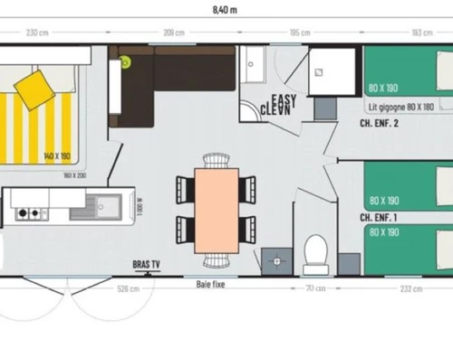 Cámping Soustons, 3 dormitorios, 6 personas - photo_1011815227720