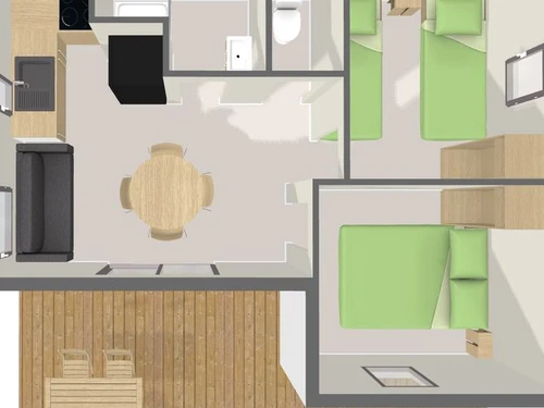 Camping Coulon, 3 pièces, 4 personnes - photo_1011815232642