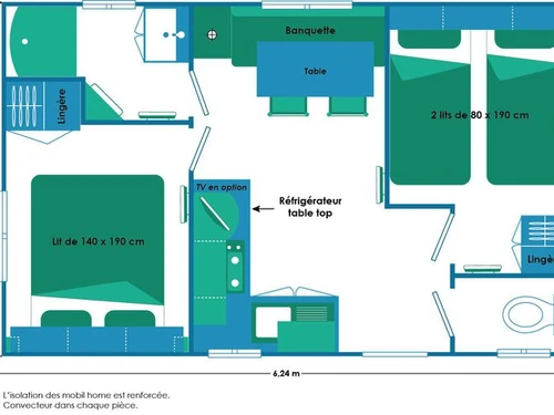 Camping Pezuls, 2 bedrooms, 4 persons - photo_1011815235764