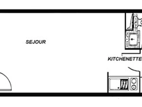 Studio Les Saisies, 1 pièce, 4 personnes - photo_12142882177