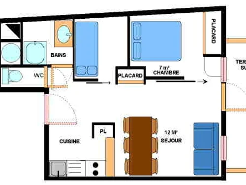 Apartment Termignon, 1 bedroom, 6 persons - photo_14301851177