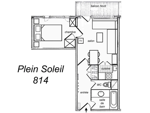 Apartment Méribel, 1 bedroom, 4 persons - photo_8088047881