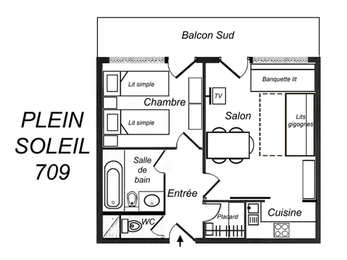 Apartment Méribel, 1 bedroom, 5 persons - photo_8088046994