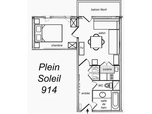 Apartment Méribel, 1 bedroom, 4 persons - photo_8088048412