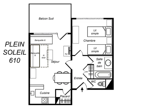 Apartment Méribel, 1 bedroom, 5 persons - photo_8111683324