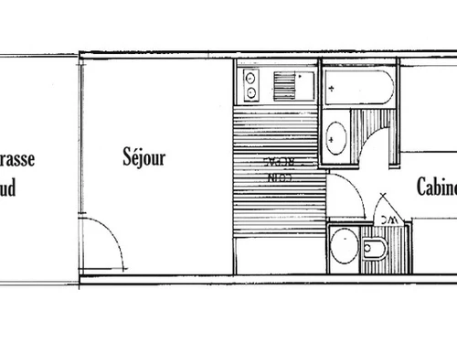 Studio Les Saisies, 1 pièce, 5 personnes - photo_12142780339