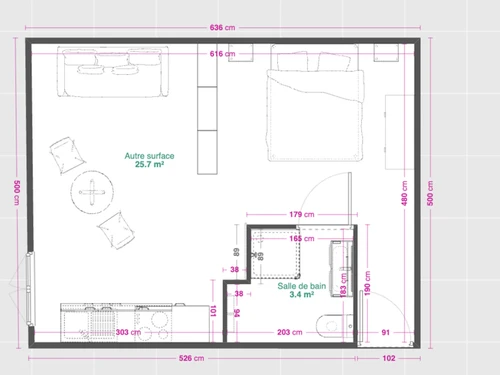 Cámping Granges-Aumontzey-Aumontzey, estudio, 2 personas - photo_1011832525755