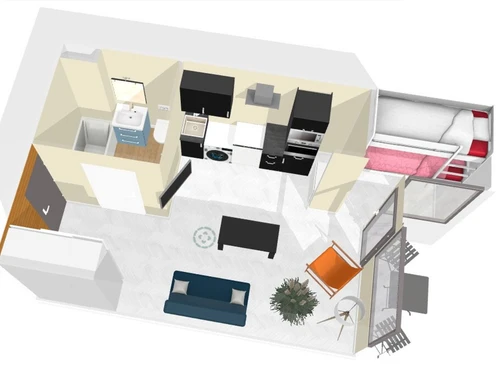 Apartment Arâches-la-Frasse, 1 bedroom, 4 persons - photo_1012039055623