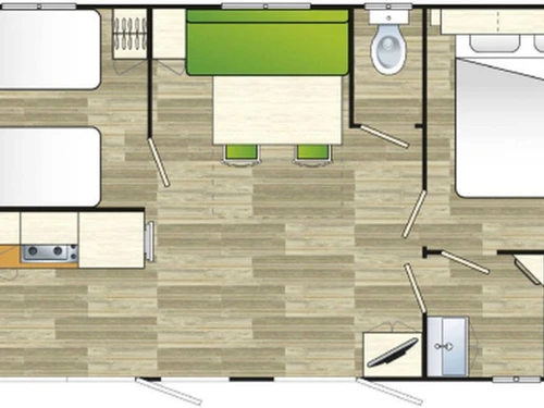 Camping Saint-Rome-de-Tarn, 2 bedrooms, 5 persons - photo_1012068372050