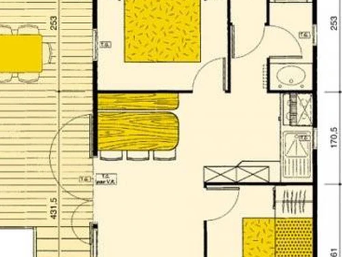 Camping Tréguennec, 2 Schlafzimmer, 5 Personen - photo_1012068375580