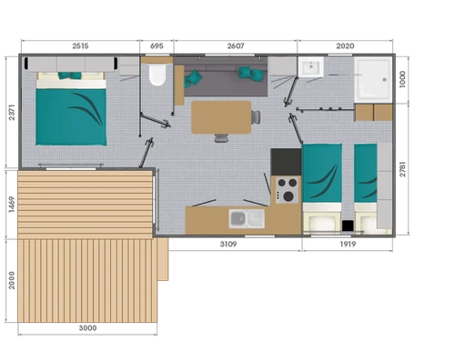 Cámping Binic, 2 dormitorios, 4 personas - photo_1012068397178