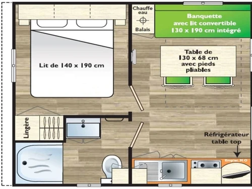 Camping Groléjac, 2 pièces, 2 personnes - photo_1012068403815