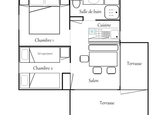 Camping Axat, 2 bedrooms, 5 persons - photo_1012068405666