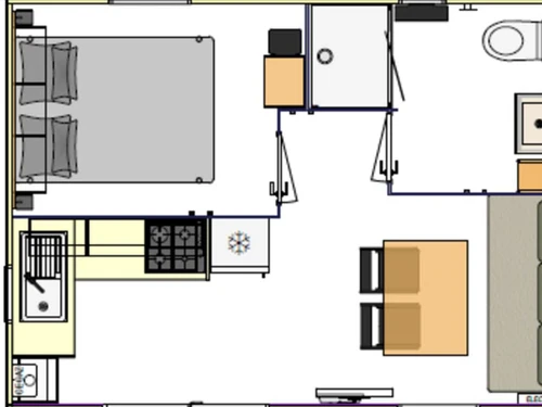 Camping Groléjac, 2 pièces, 2 personnes - photo_1012068406104