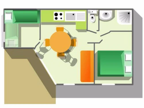 Camping Laurens, 2 bedrooms, 7 persons - photo_1012068411229
