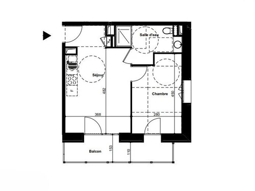 Apartment Valmorel, 1 bedroom, 4 persons - photo_1012018360571