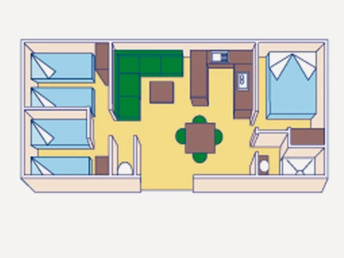 Camping Saint-Cybranet, 3 Schlafzimmer, 8 Personen - photo_1012081742057