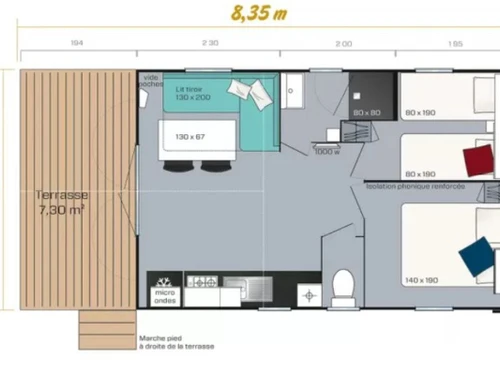 Camping Sandrans, 3 pièces, 4 personnes - photo_1012134561102