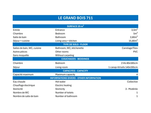 Appartement La Tania, 2 pièces, 4 personnes - photo_19478702128