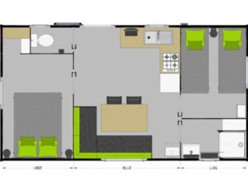 Camping Saint-Lunaire, 3 pièces, 4 personnes - photo_1012068380278