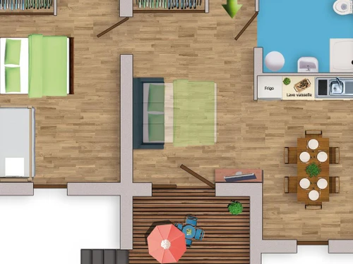 Camping Meyrueis, 2 pièces, 6 personnes - photo_1012208338217