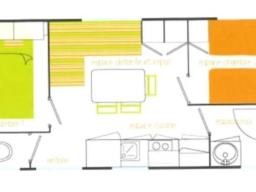 Camping Junas, 2 bedrooms, 4 persons - photo_1012229900957