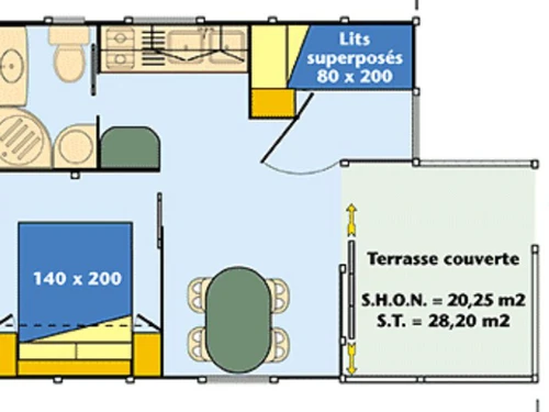 Camping Calella, 2 bedrooms, 4 persons - photo_1012229908917