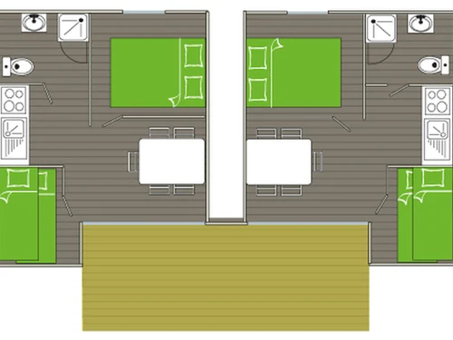 Camping Villecroze, 4 bedrooms, 8 persons - photo_1012229910839