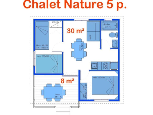 Camping Mont-roig del Camp, 2 bedrooms, 6 persons - photo_1012229917739