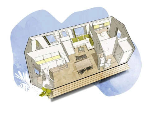 Camping Pordic, 2 bedrooms, 4 persons - photo_1012416106070