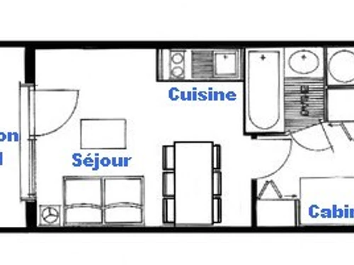 Studio Les Saisies, studio flat, 4 persons - photo_12142871878