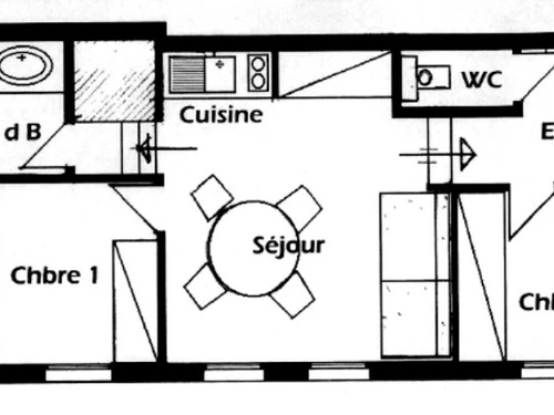 Apartment Les Saisies, 1 bedroom, 4 persons - photo_8130302911