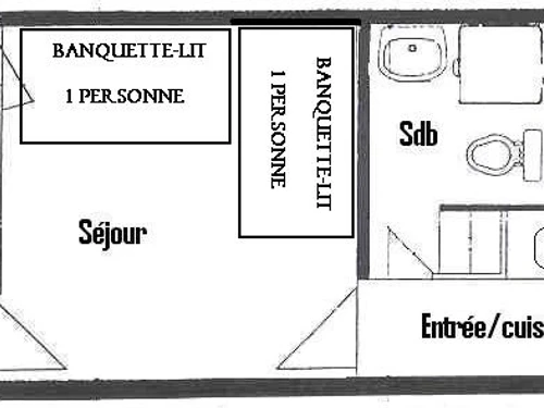 Studio La Plagne, studio flat, 2 persons - photo_13692524569