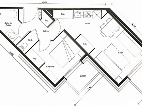 Apartment Belle Plagne, 1 bedroom, 5 persons - photo_14832958883