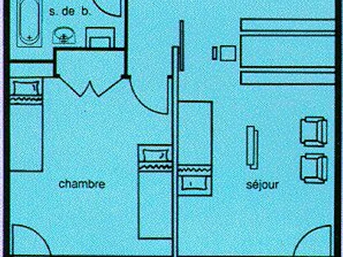 Apartment Chamrousse, 1 bedroom, 6 persons - photo_10256788596