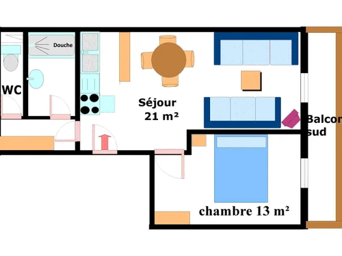 Apartment Lanslebourg-Mont-Cenis, 1 bedroom, 5 persons - photo_14301871348