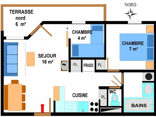 Apartment Lanslevillard, 2 bedrooms, 6 persons - photo_14301867506