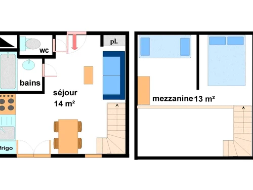 Apartment Lanslevillard, studio flat, 5 persons - photo_14301863610